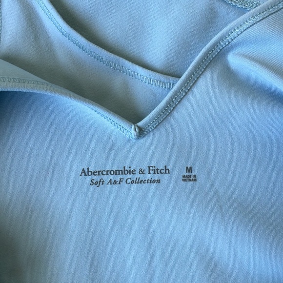 Abercrombie & Fitch Soft AF Collection Bodysuit in Light Blue - Size: M - Picture 3 of 5